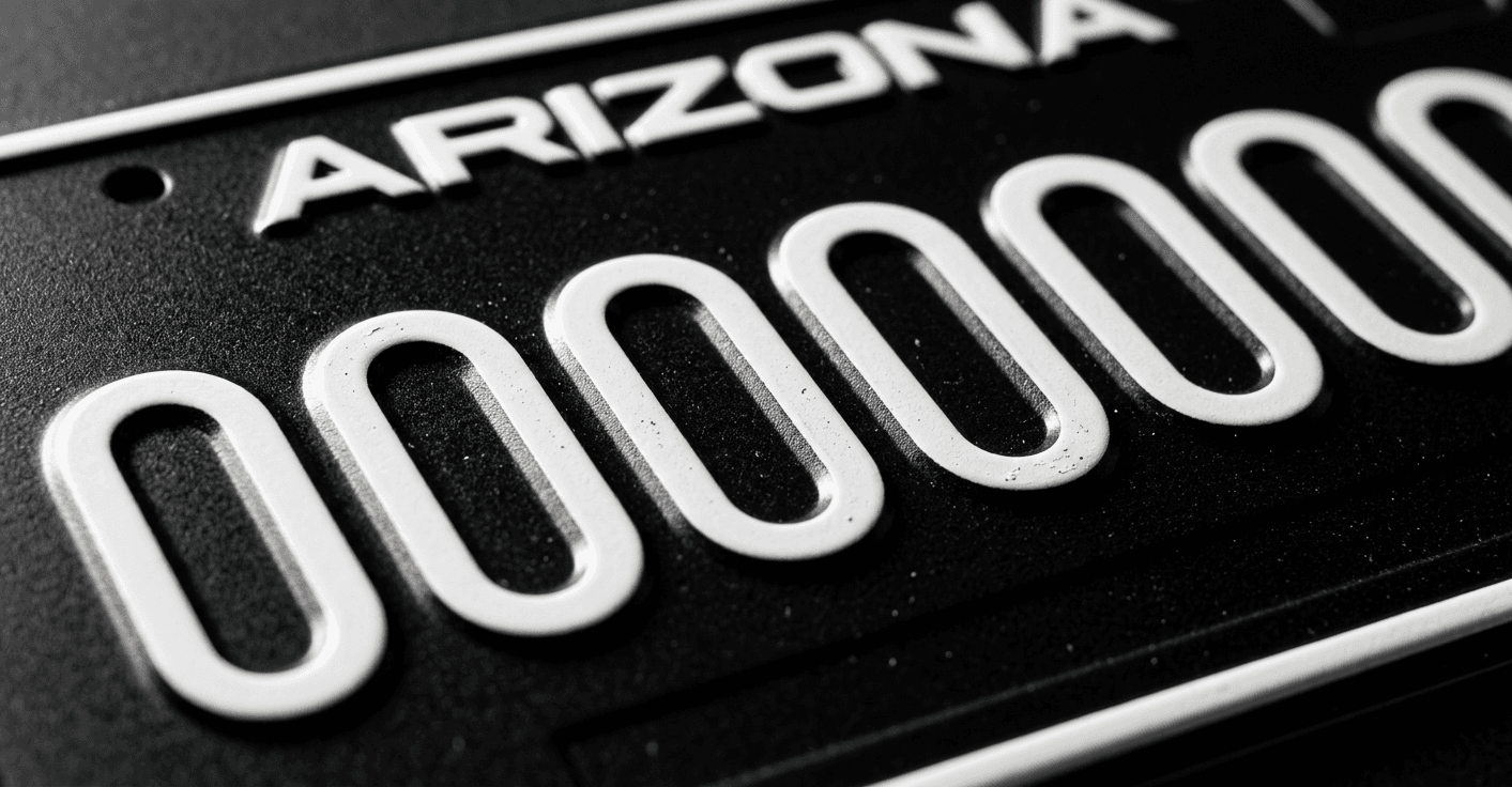 Blackout Plate — close-up detail